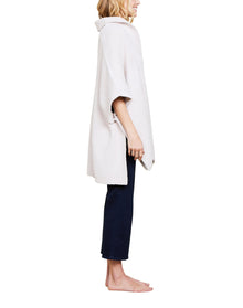 Women | Cozychic Shawl Collar Poncho | Stone