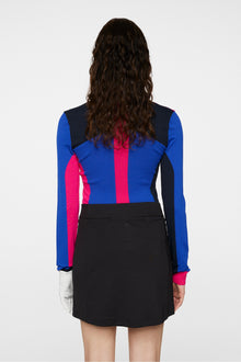 Women | Deborah Knitted Zip Sweater | Club Blue