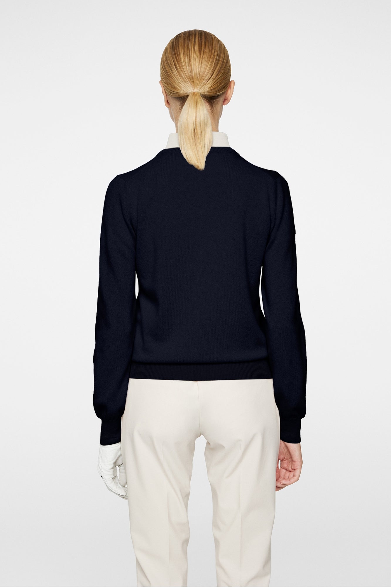 Women | Gia Cashmere Crewneck | JL Navy