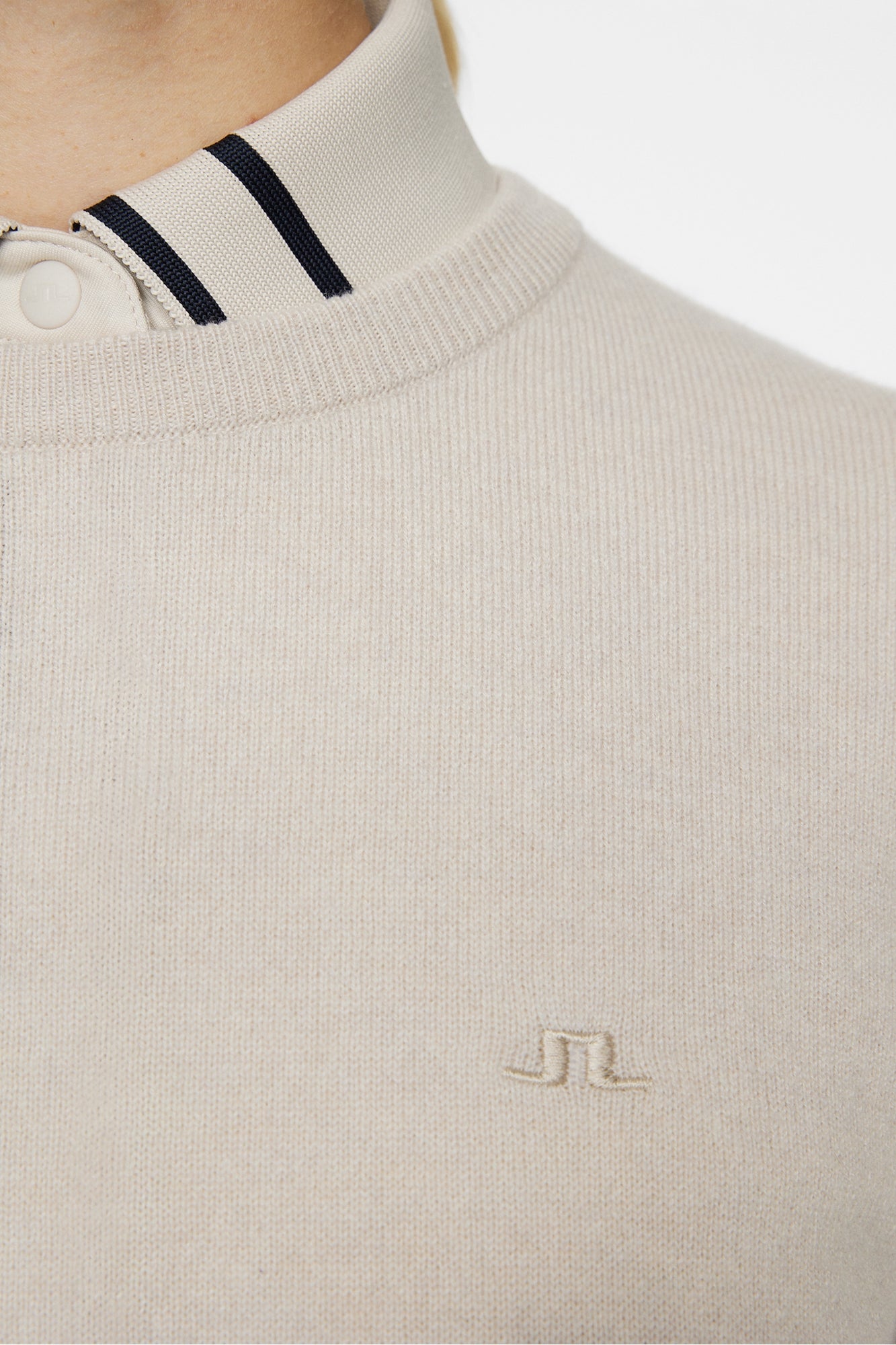 Women | Gia Cashmere Crewneck | Moonbeam