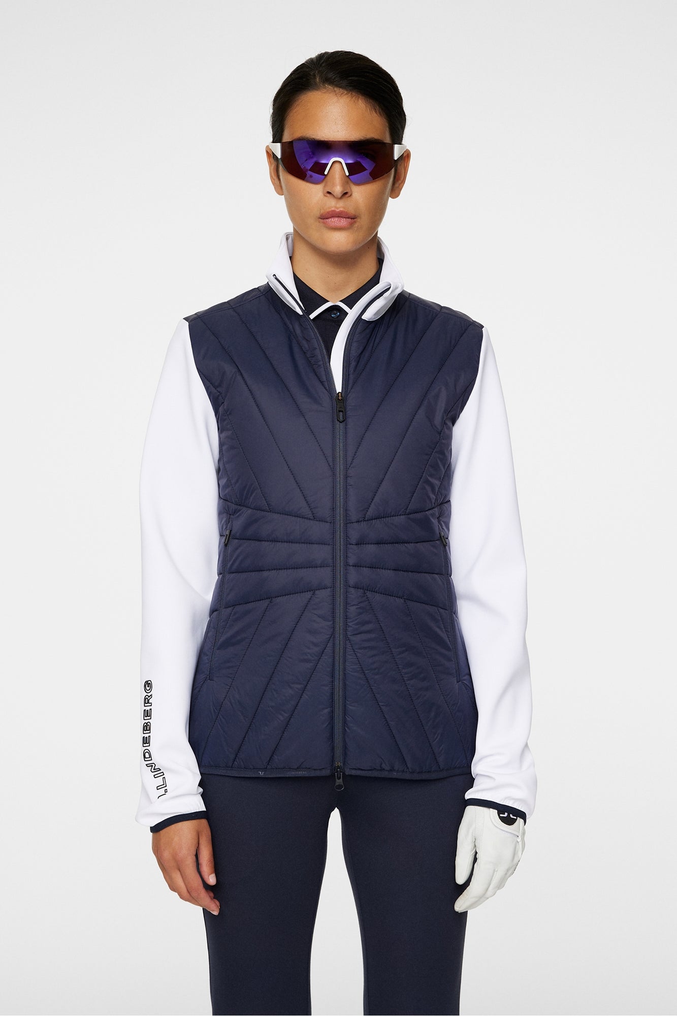 Women | Holma Quilt Hybrid Jacket | JL Navy