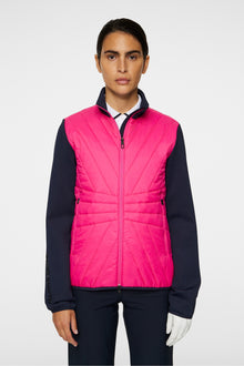 Women | Holma Quilt Hybrid Jacket | Pink Peacock