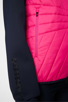 Women | Holma Quilt Hybrid Jacket | Pink Peacock