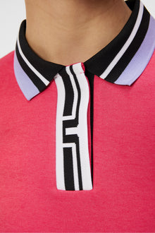 Women | Ivy Polo | Rose Red Melange