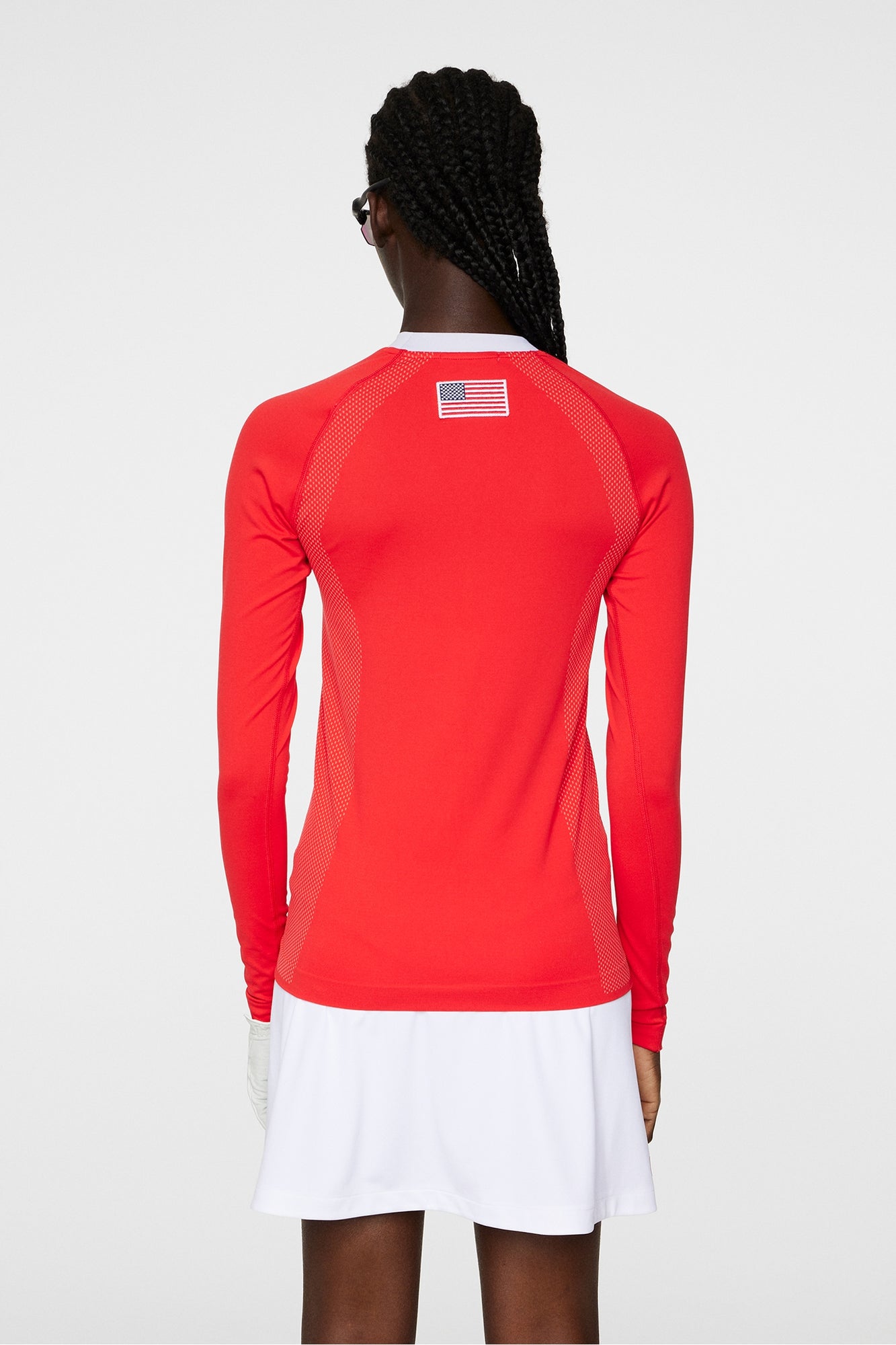Women | Joelle Seamless Longsleeve | Flame Scarlet