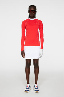 Women | Joelle Seamless Longsleeve | Flame Scarlet