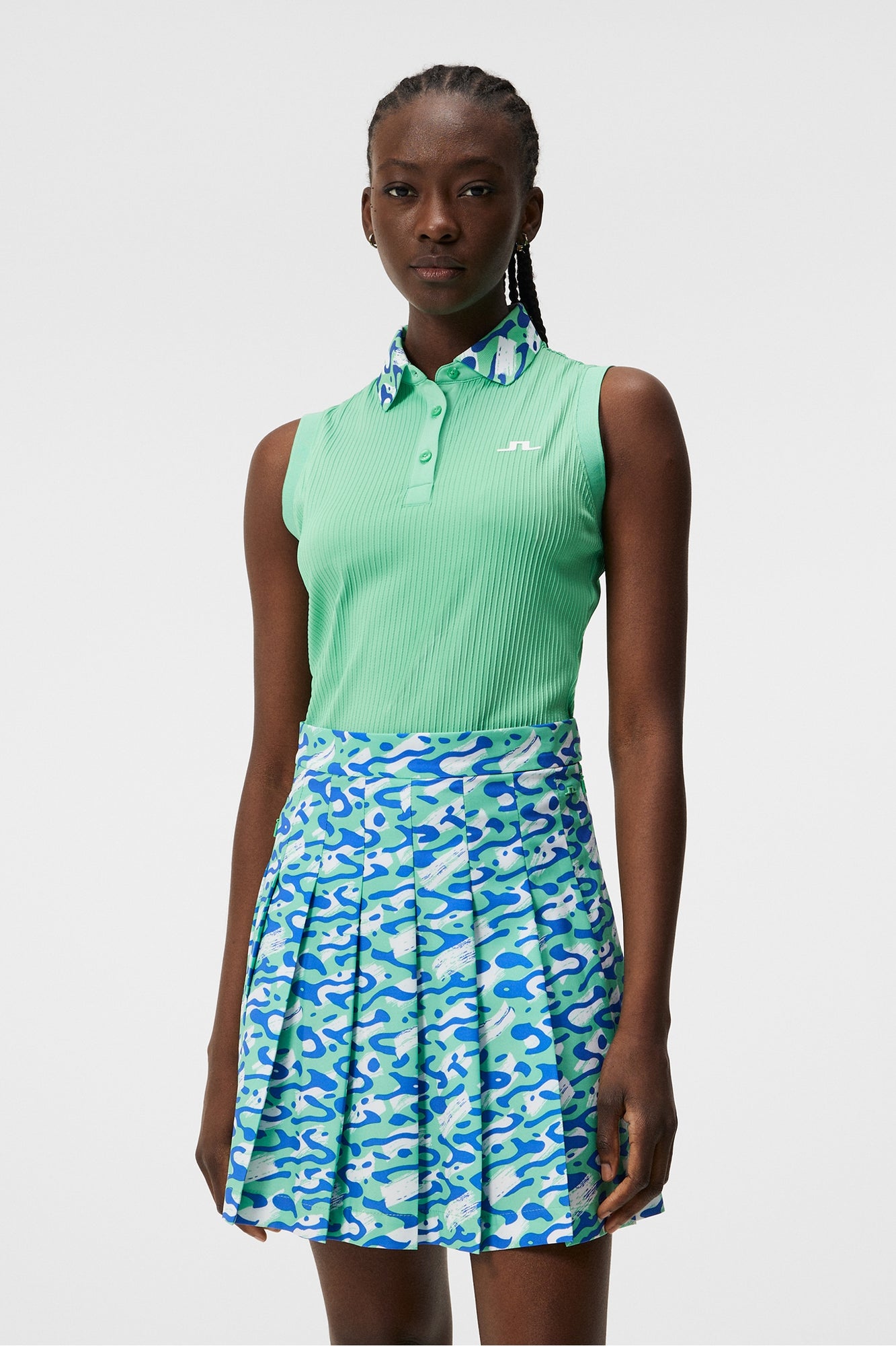 Women | Lale Sleeveless Top | Jade Cream