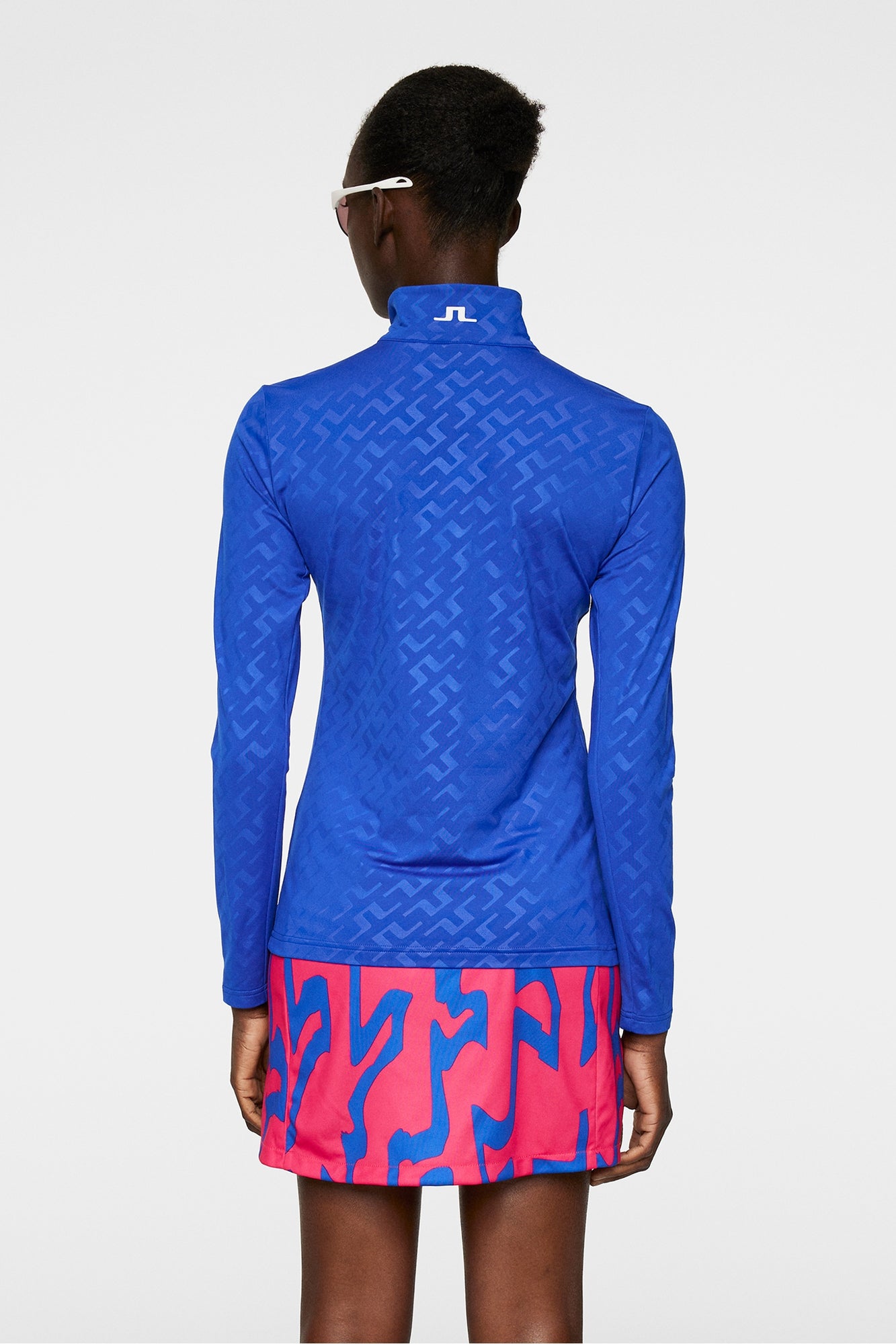 Women | Lauryn Deboss Mid Layer | Bias Bridge Blue