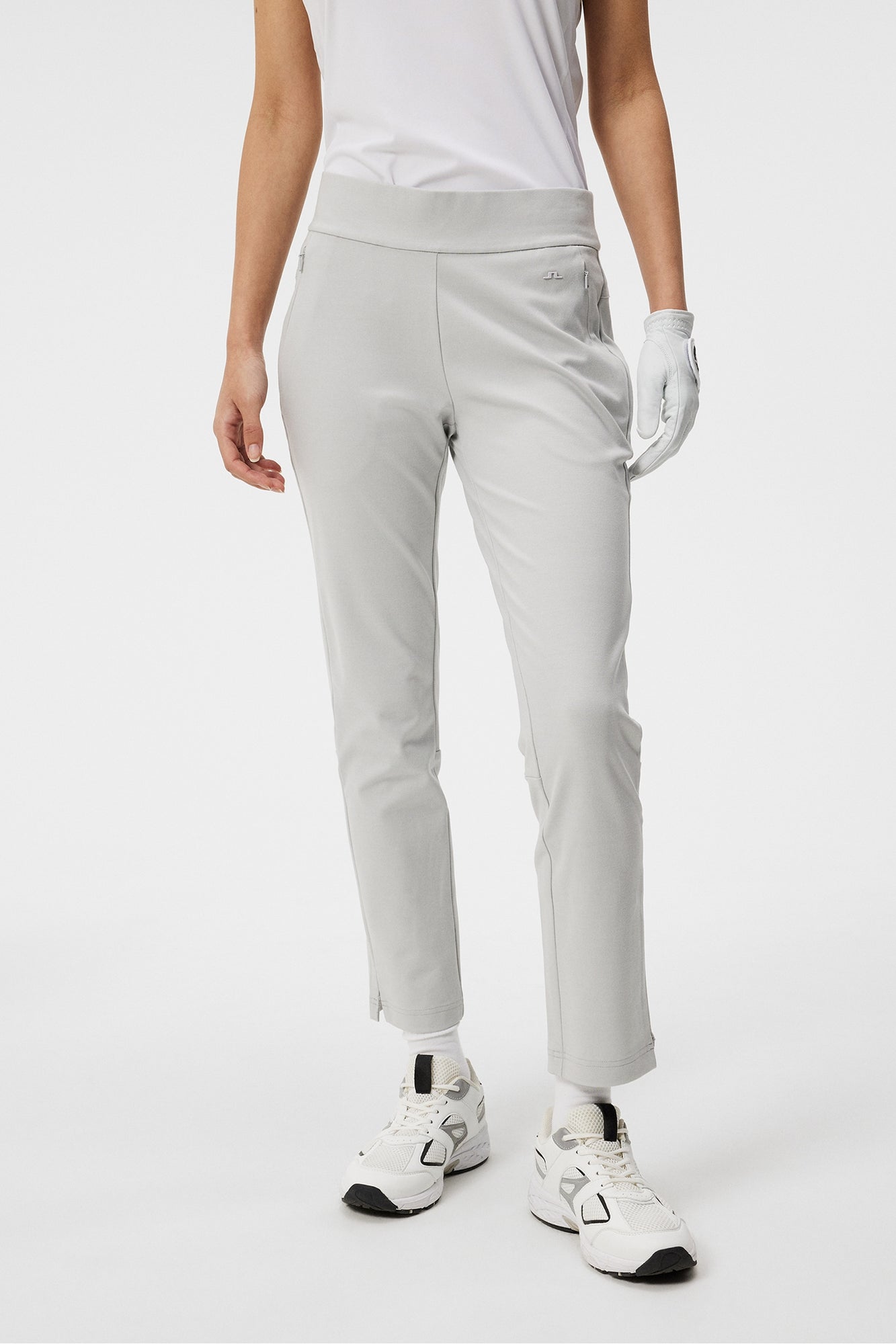 Women | Lea Pull On Pant | Light Grey Melange