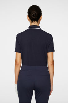 Women | Lille Polo | Navy Melange