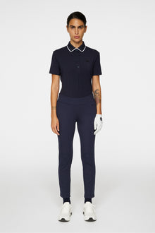 Women | Lille Polo | Navy Melange