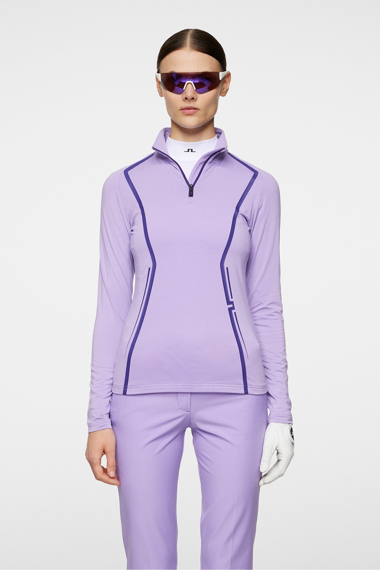 Women | Lina Quarter Zip Mid Layer | Bougainvillea