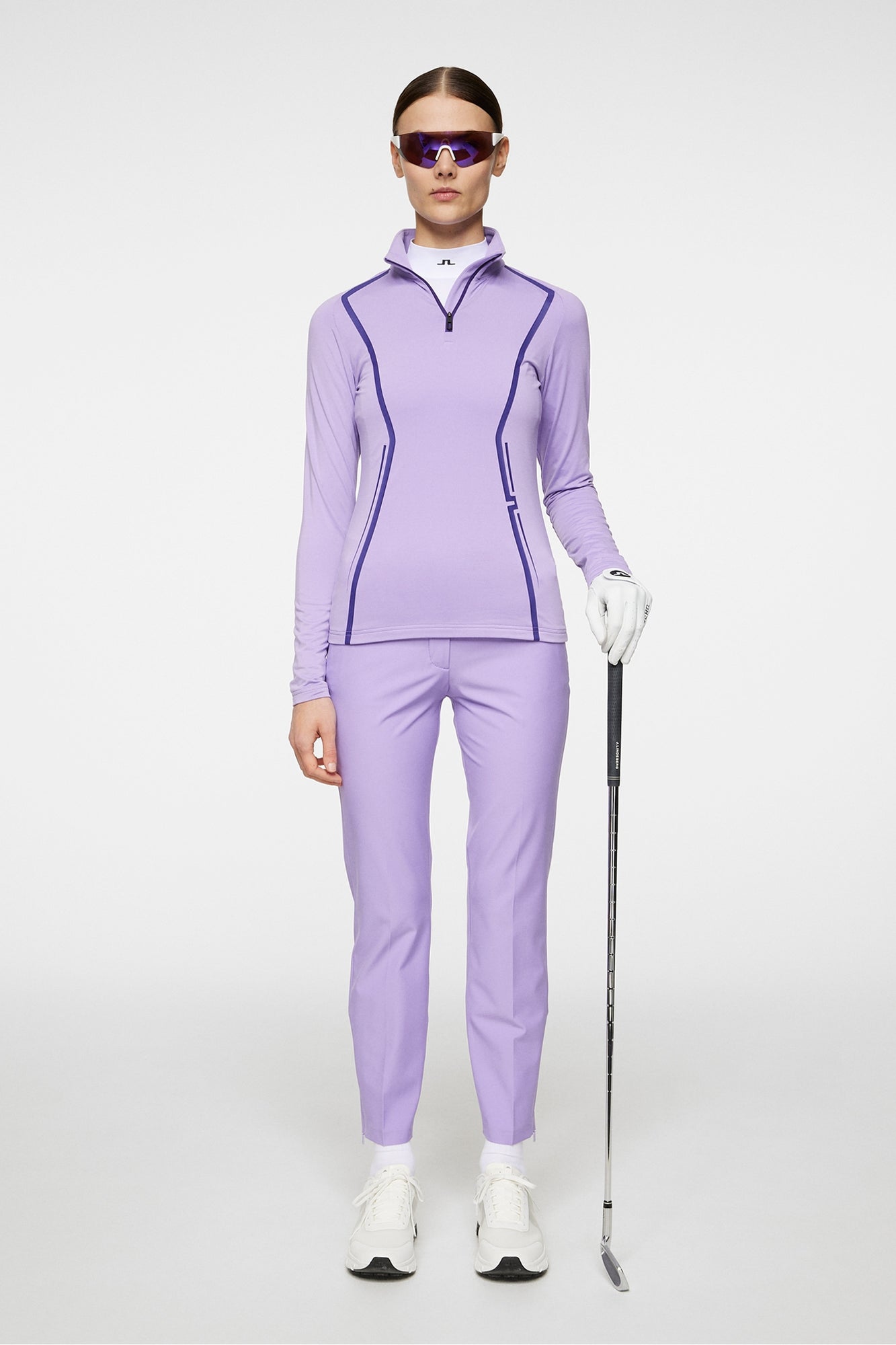 Women | Lina Quarter Zip Mid Layer | Bougainvillea