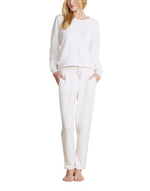 Women | MC Brushed Fleece Sweater Mix Pullover | Sand Dune