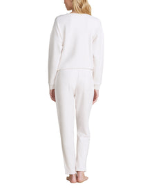 Women | MC Brushed Fleece Sweater Mix Tapered Pant | Sand Dune