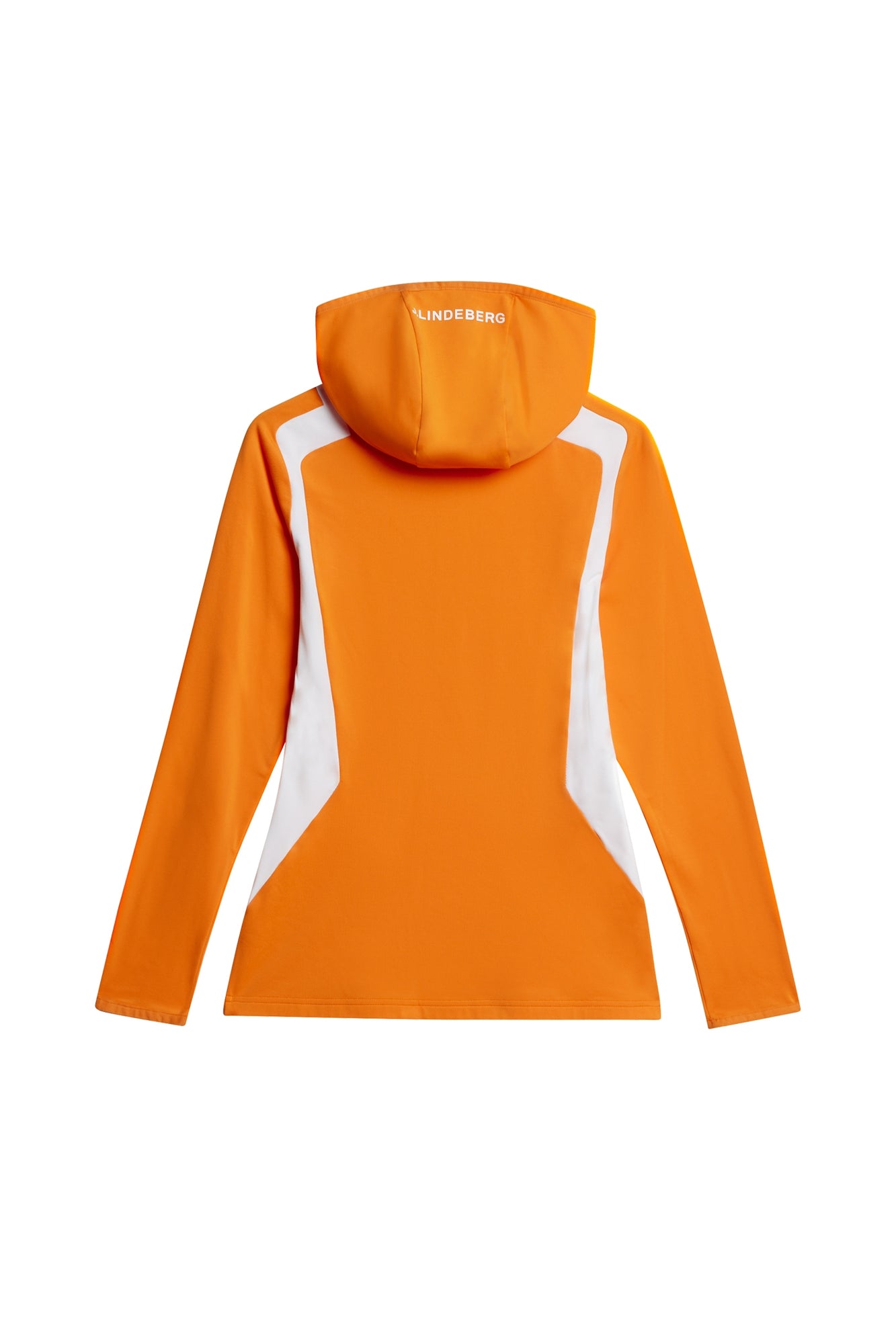 Women | Mae Quarter Zip Hood | Persimmon Orange