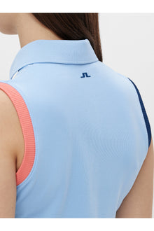 Women | Malin Sleeveless Golf Top | Summer Blue