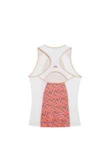 Women | Miriaprint Top | Outline Bridge Wave Coral