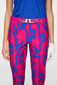 Women | Pia Print Pant | Glitch Bridge Pink