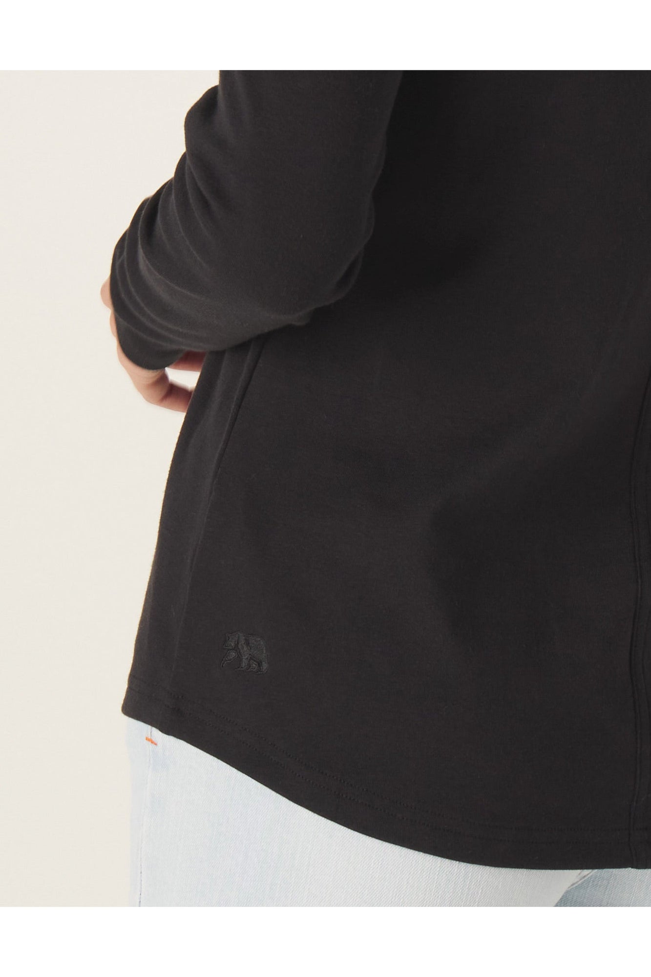 Women | Puremeso Henley | Black