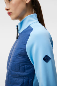 Women | Quilt Hybrid Jacket | Estate Blue
