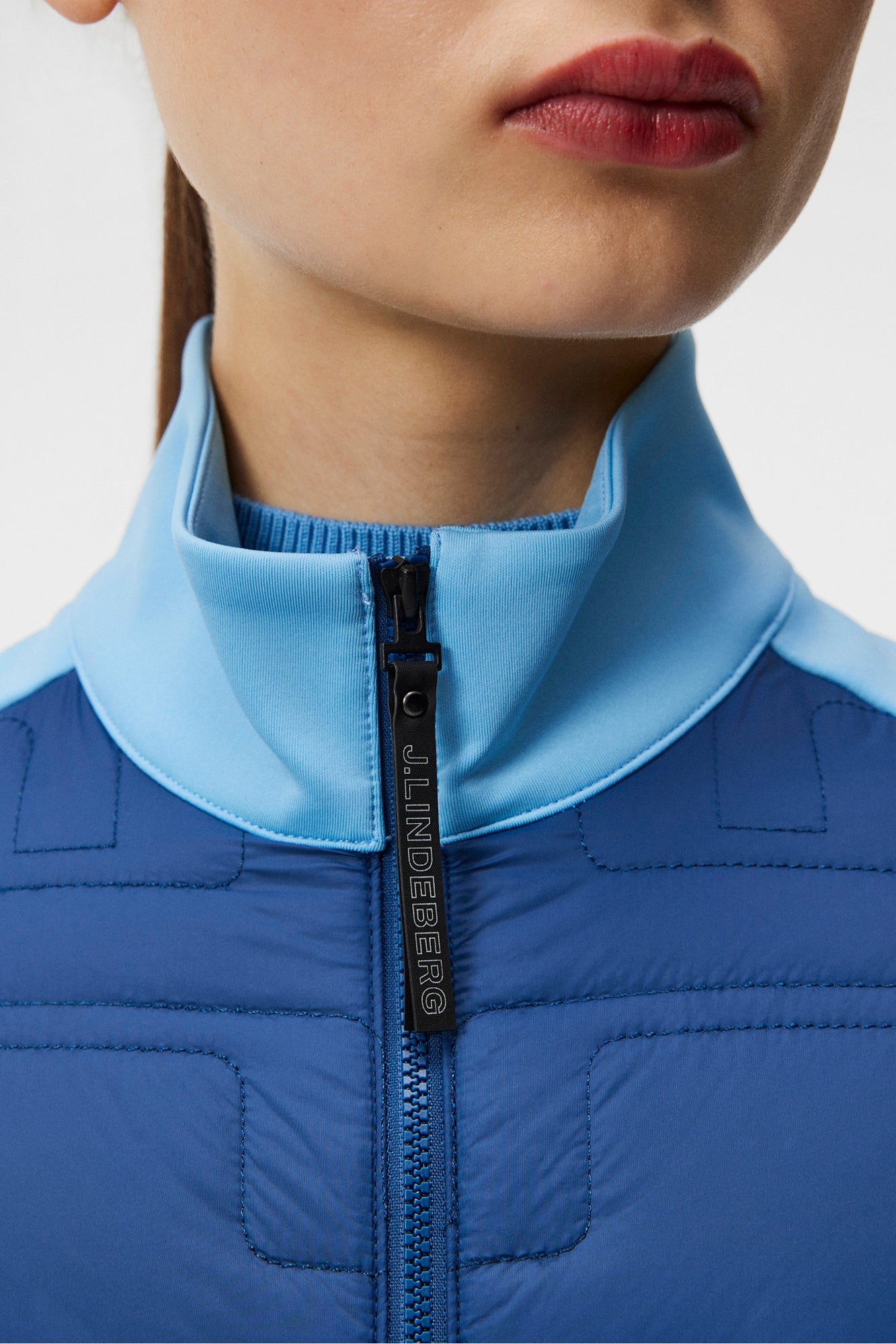 Women | Quilt Hybrid Jacket | Estate Blue