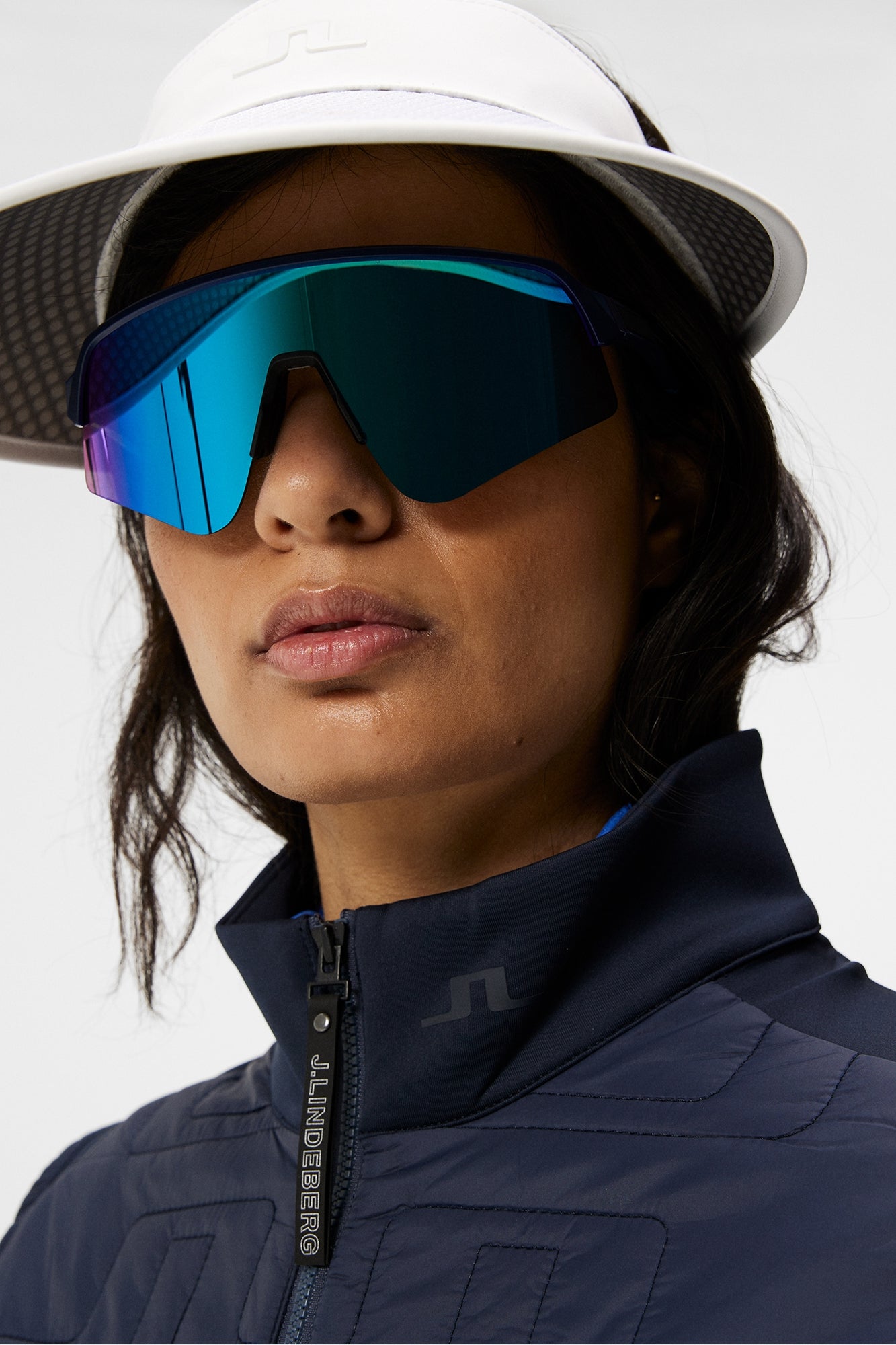 Women | Quilt Hybrid Vest | JL Navy