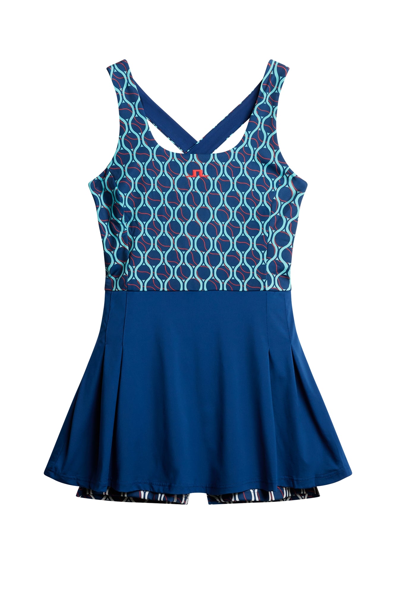 Women | Rachel Print Dress | Racket Fade Estate