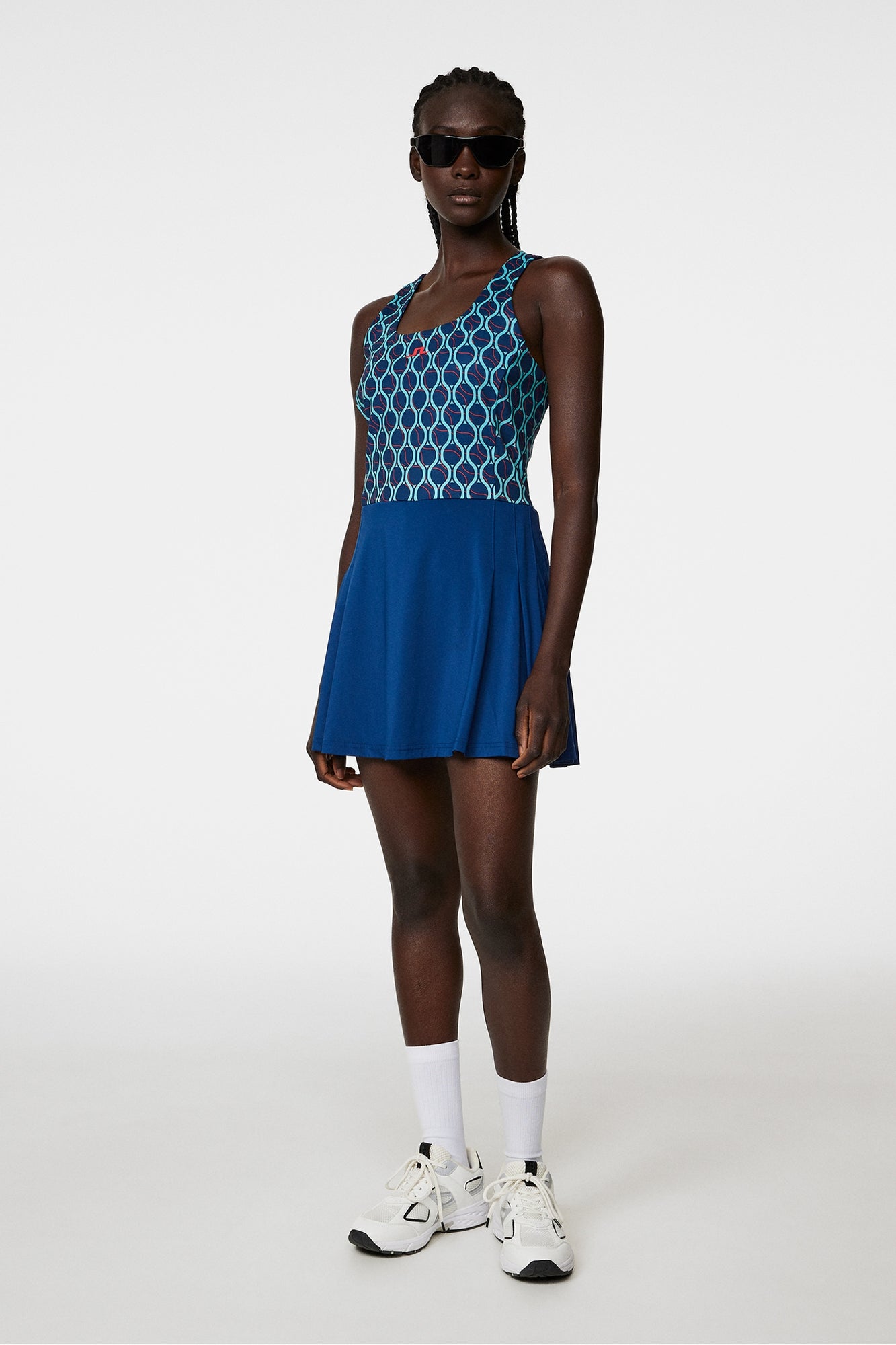Women | Rachel Print Dress | Racket Fade Estate