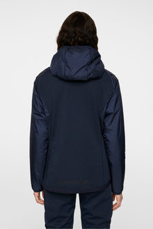 Women | Shona Hybrid Hood Jacket | JL Navy