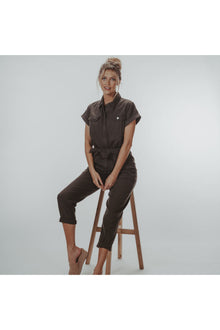 Women | Utility Jumpsuit | Olive