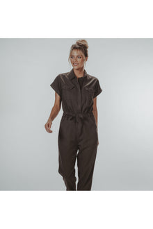Women | Utility Jumpsuit | Olive