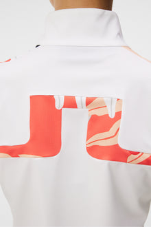 Women | Winona Print Mid Layer | White