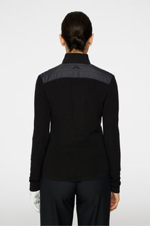 Women | Wren Knitted Hybrid Jacket | Black