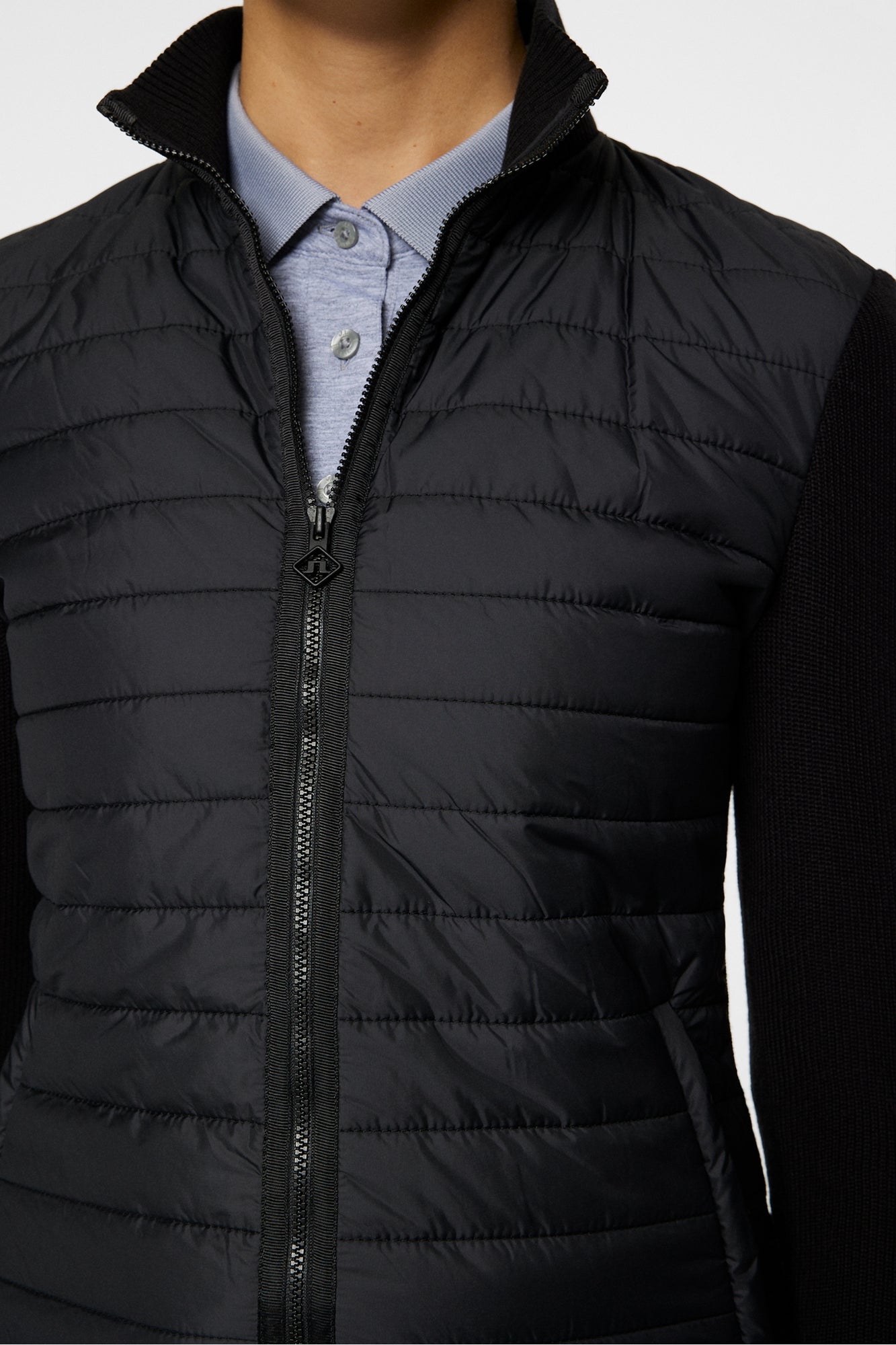 Women | Wren Knitted Hybrid Jacket | Black