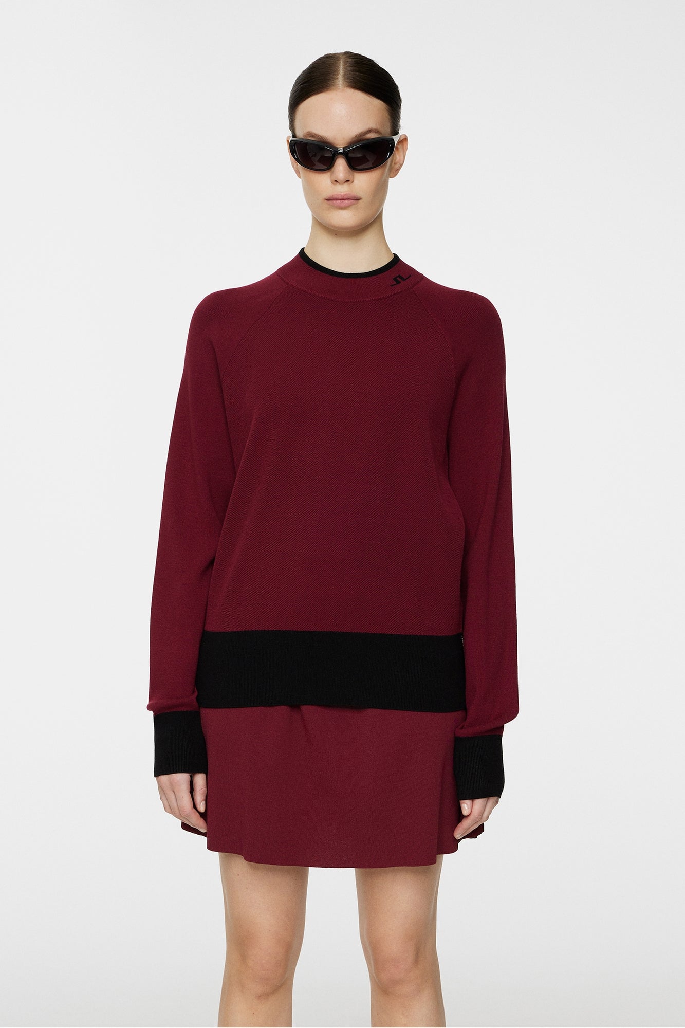 Women | Zoe Knitted Sweater | Cabernet