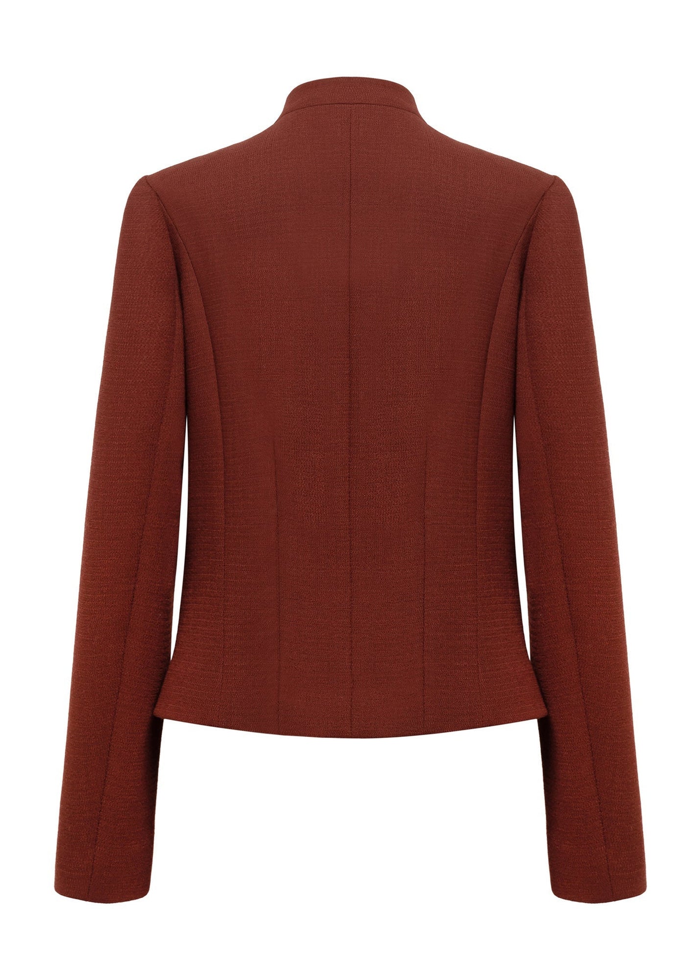 Wool Blazer | Wine Red