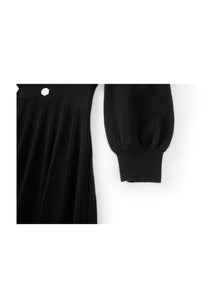 Wool Cashmere Dress | Black