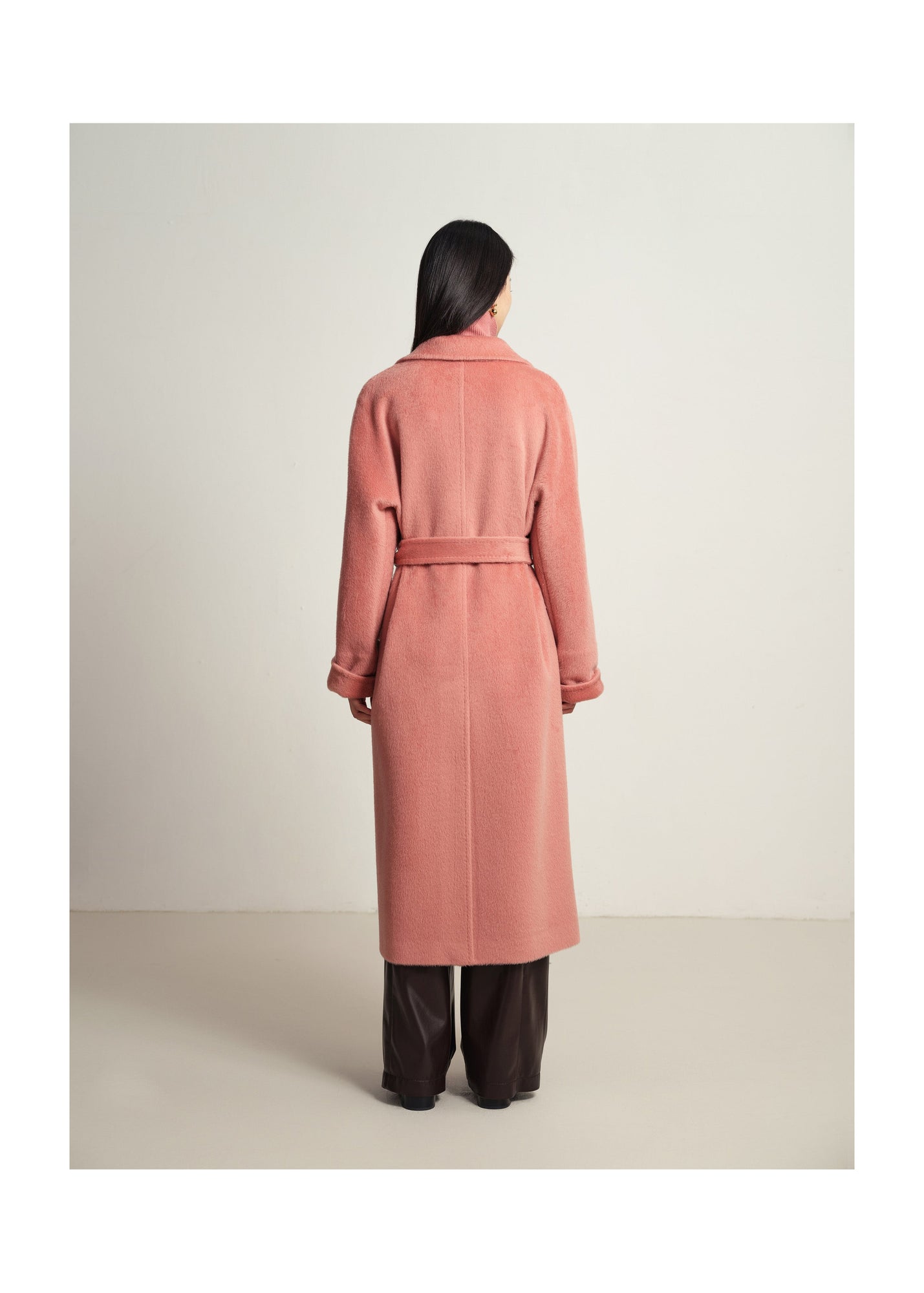 Wool Coat | Pink