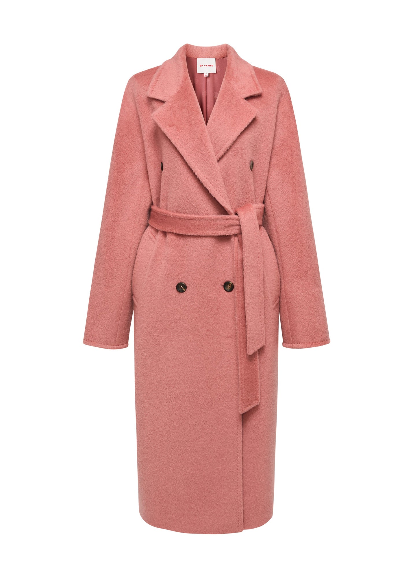 Wool Coat | Pink