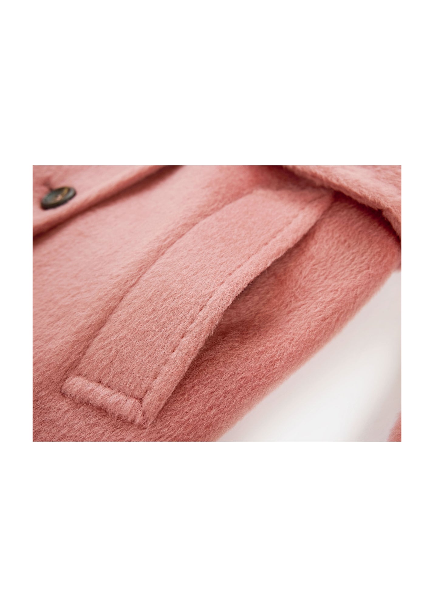 Wool Coat | Pink