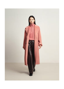 Wool Coat | Pink