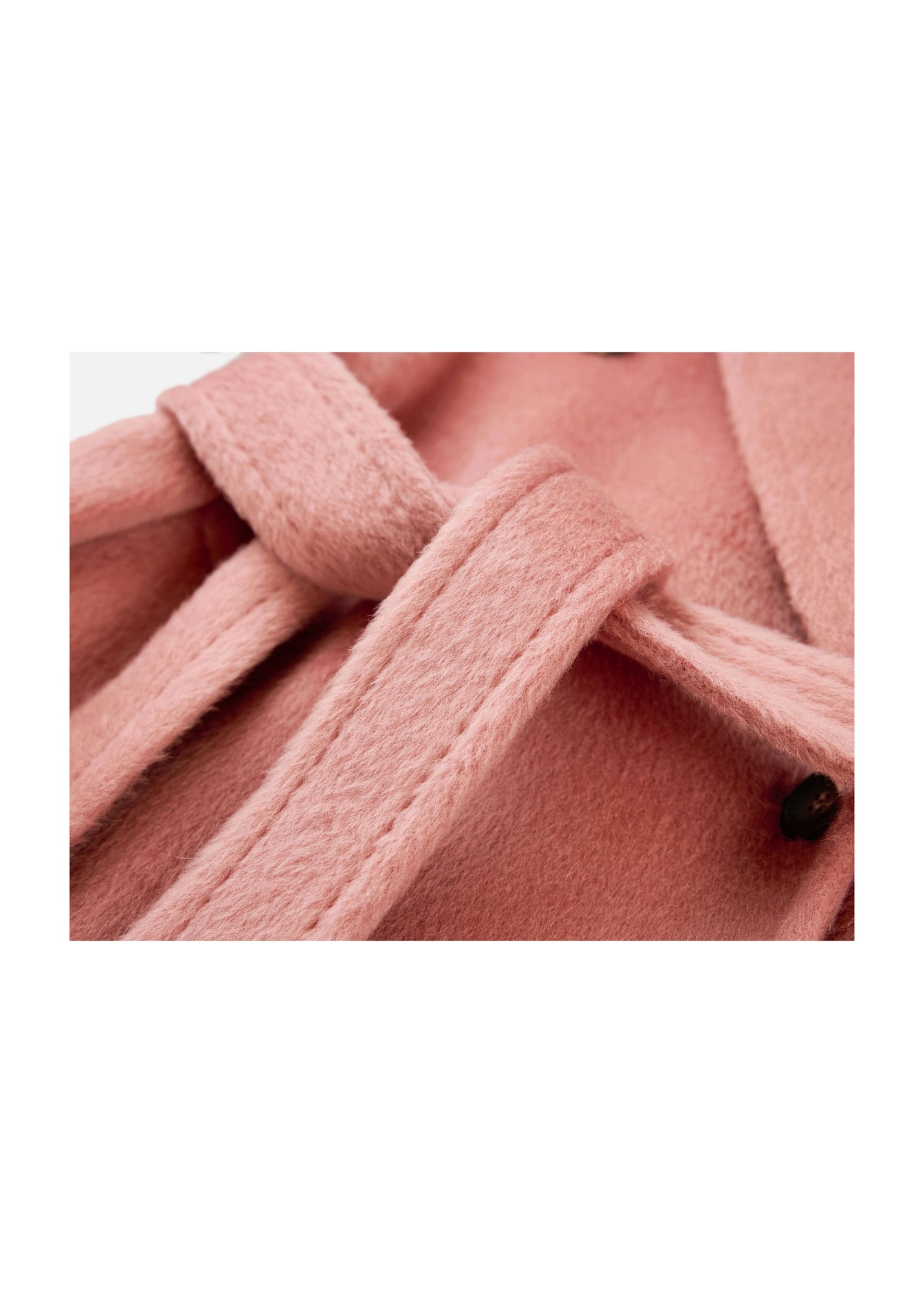 Wool Coat | Pink
