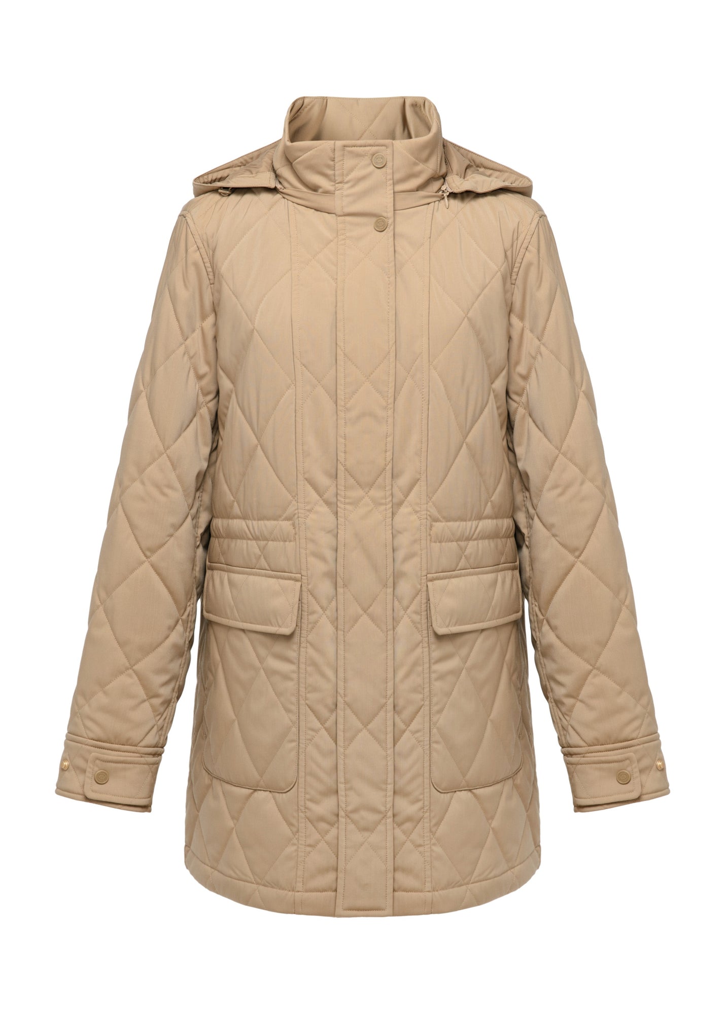 Wool Cotton Jacket | Khaki