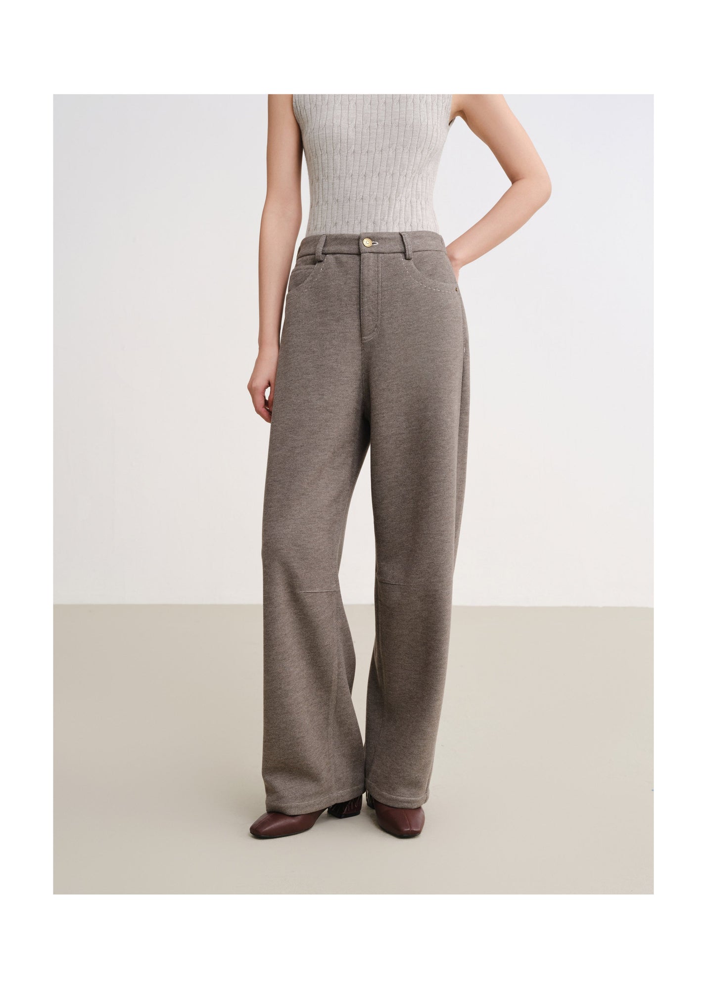 Wool Jeans | Green