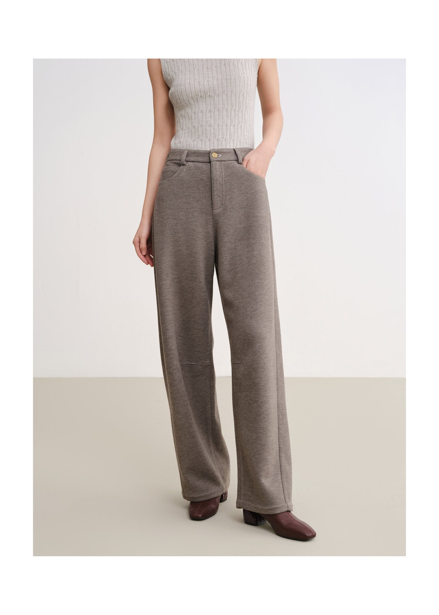 Wool Jeans | Green