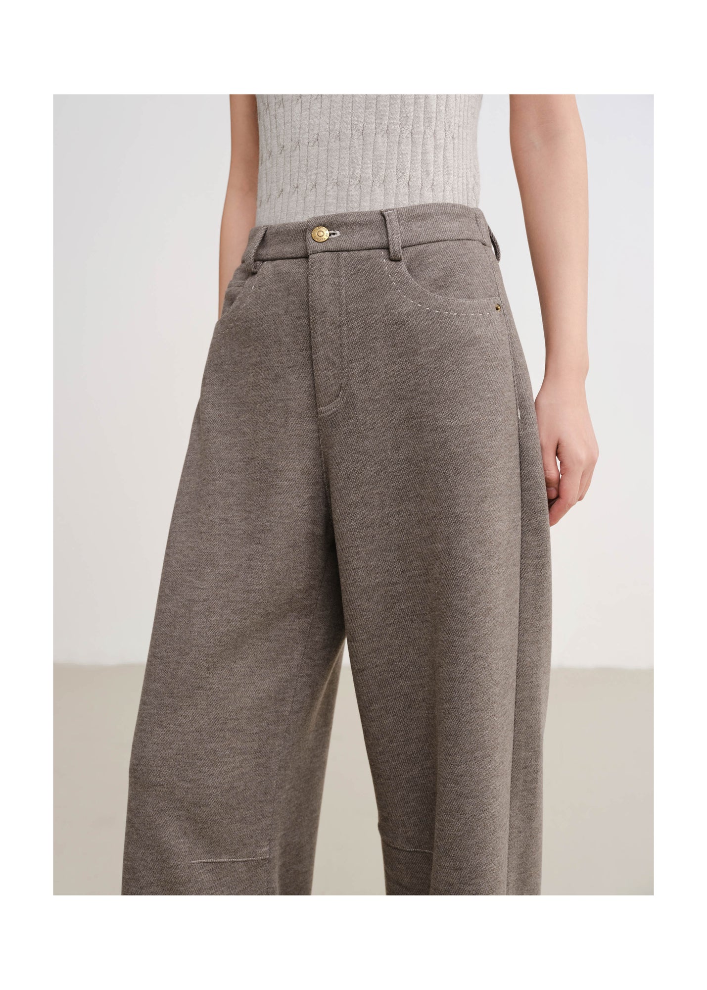 Wool Jeans | Green
