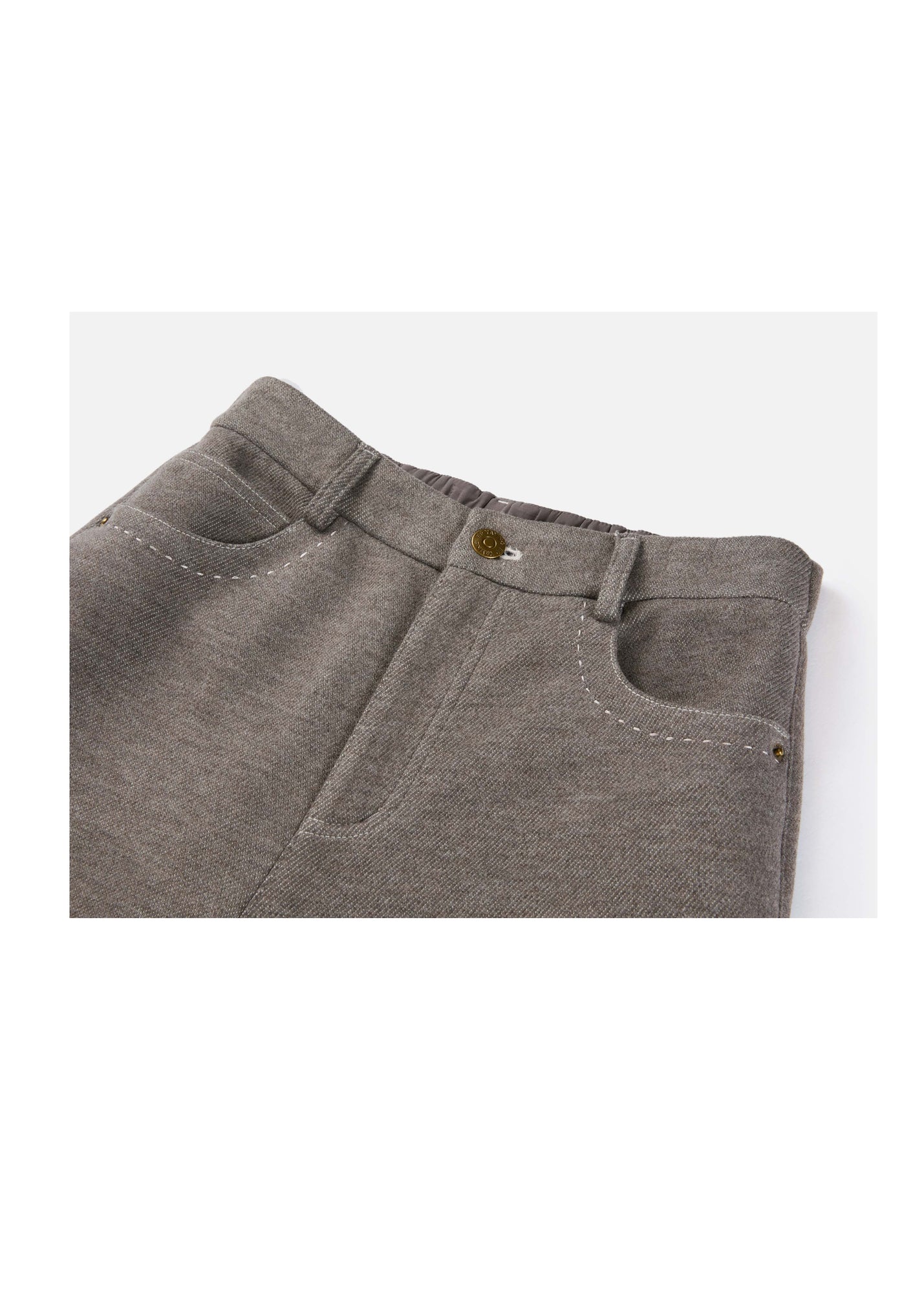 Wool Jeans | Green
