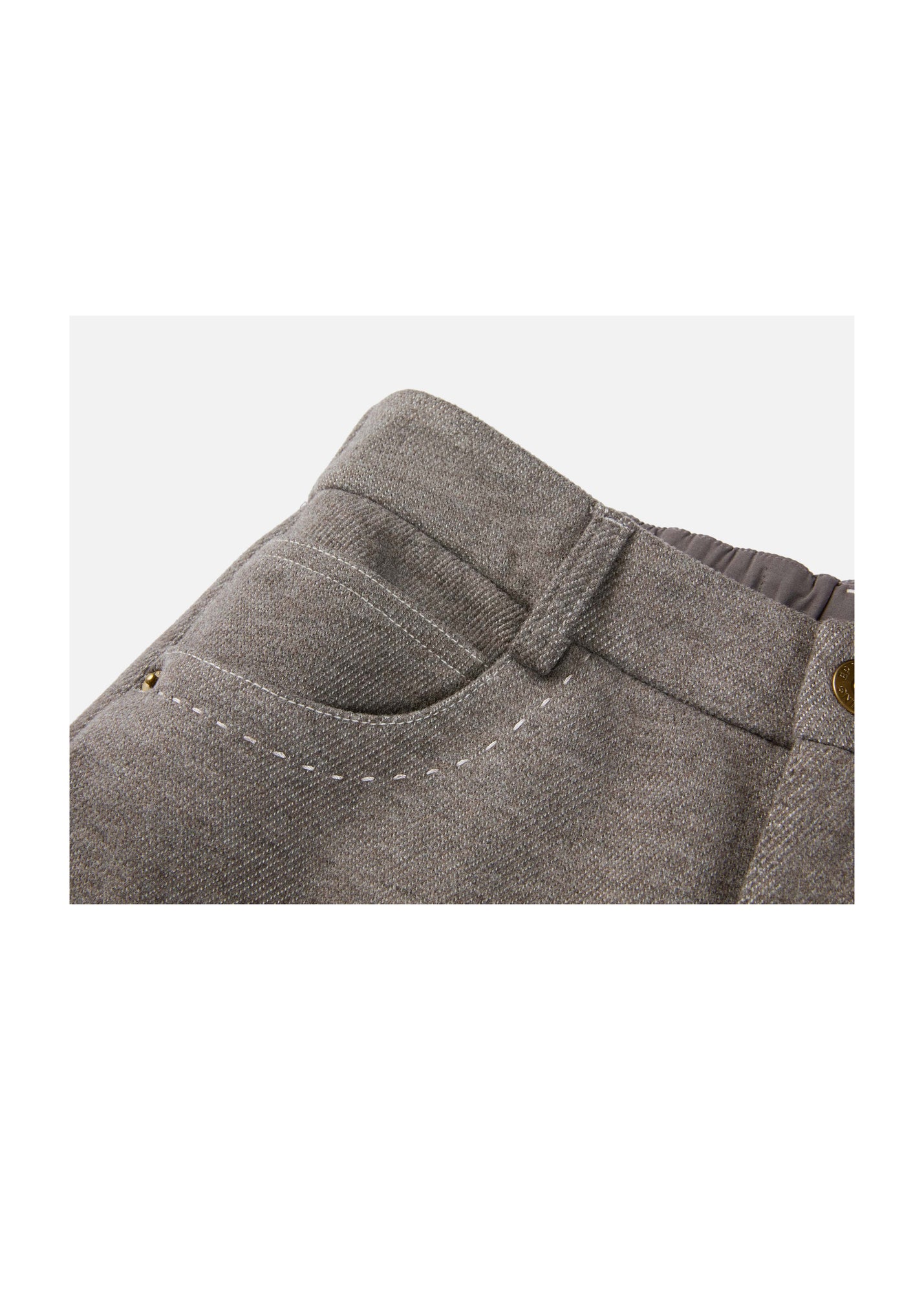 Wool Jeans | Green