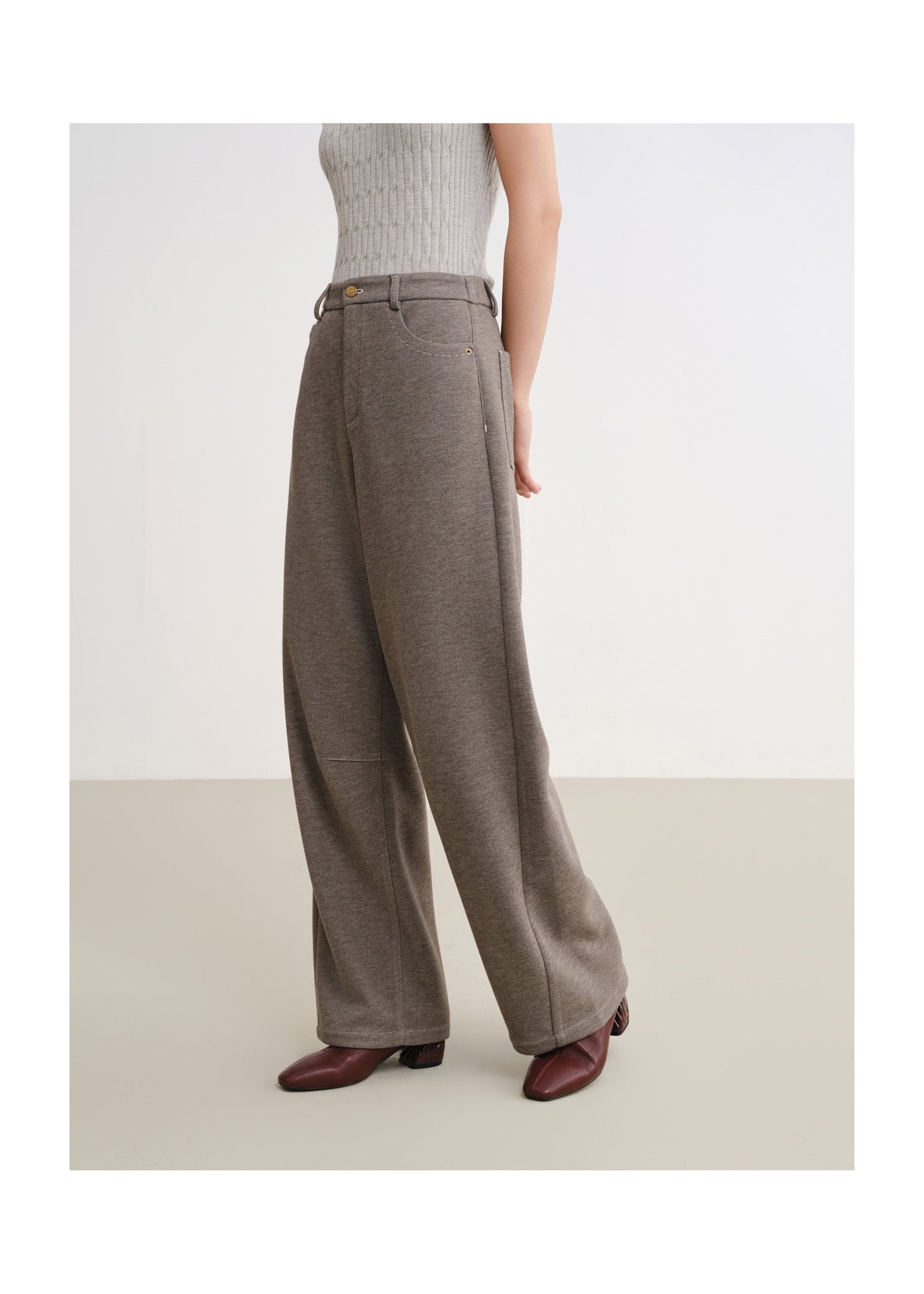 Wool Jeans | Green